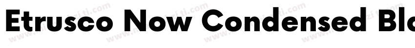 Etrusco Now Condensed Black字体转换